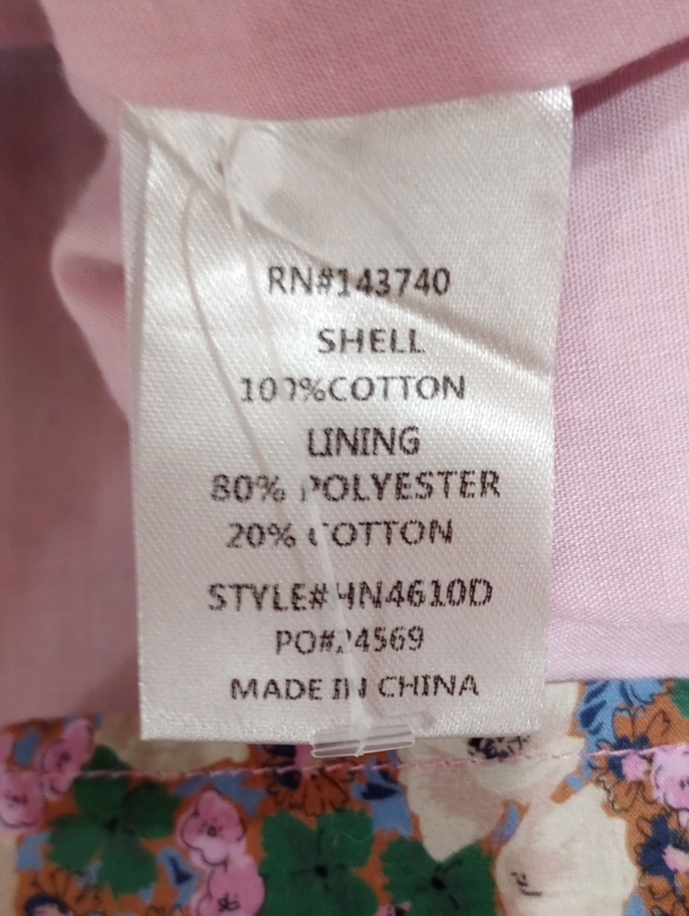 Hyacinth House By Tuckernuck Louisa Ditsy Floral Dress, Size L - Picture 8 of 11